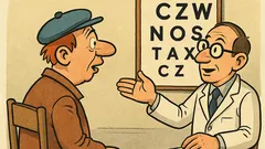 Banc: Bulă merge la oftalmolog…