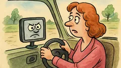 Vtip: După două ore, GPS-ul întreabă...