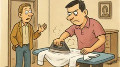 Banc: Un tip vine în vizită...