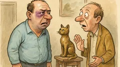 Banc: — Dumnezeule, ce vânătaie ai!