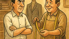 Vtip: Clientul observă mâneca prea scurtă