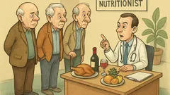 Banc: Trei pensionari merg la nutriționist