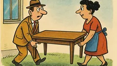 Banc: Vrei să luăm masa împreună?