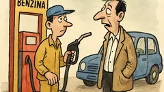 Vtip: Intră un tip la benzinărie...