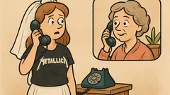 Banc: O proaspăt căsătorită își sună mama