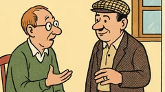 Banc: Doi scoțieni stau de vorbă...