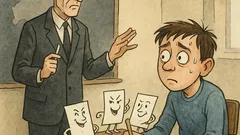 Banc: Profesorul către student: De ce ești nervos?