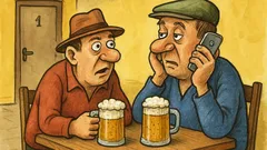 Banc: Ion și Vasile la cârciumă…