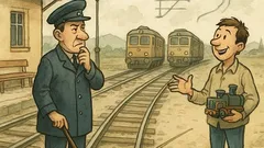 Vtip: Un tip la interviu la CFR