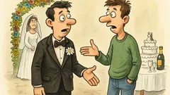 Banc: Salut, bro, vii la nuntă?