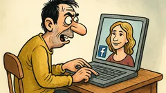 Banc: Românul agăță franțuzoaică pe Facebook