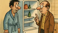 Banc: Azi-dimineață, frigiderul meu e fată