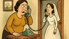 Vtip: „Alo, mamă, îmi dai bani?”