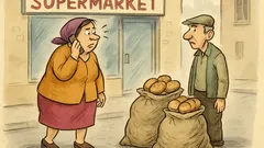 Banc: Mă sună soacră-mea din supermarket