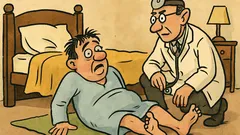 Banc: Cel mai leneș om cade din pat