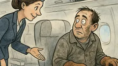 Vtip: Stewardesa întreabă: Ați mai zburat?