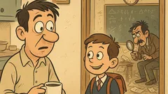 Banc: Tată, profesorul caută cel mai mic multiplu