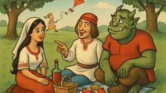 Banc: Făt‑Frumos îl invită pe Zmeu