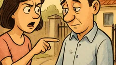 Banc: Firul de păr pe cămașă!