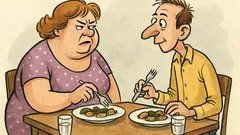 Banc: Mâncăm la fel, tu ești slab