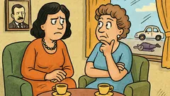 Banc: Două prietene stăteau de vorbă