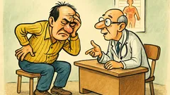 Banc: Doctore, mă doare tot...