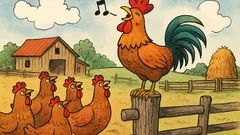 Vtip: De ce cântă cocoșul toată ziua?