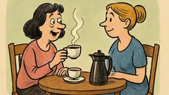 Banc: Fată, ce cafea bună ai făcut!