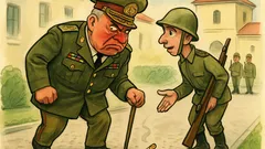 Banc: Un general găsește un chiștoc