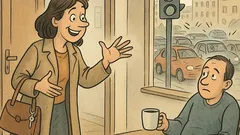 Banc: Soția explică de ce nu pleacă