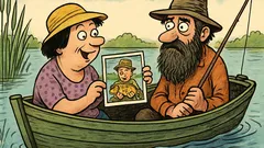 Banc: Uite-l cu un crap de 10 kg