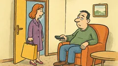 Banc: Iubitule, plec la cumpărături! Vrei ceva?