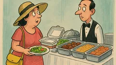 Banc: O româncă la all inclusive…