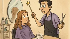 Banc: La coafor: cum doriți să vă tund?