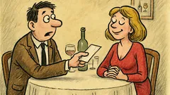 Banc: Aseară, la restaurant, cu o tipă