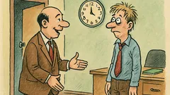 Banc: Șeful—Mă bucur că ai venit!