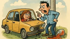 Banc: Ion o lasă pe Maria la volan