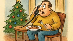 Banc: Alo, ce faci? — Mănânc.