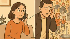 Vtip: Ea sună: „Unde ești, iubire?”