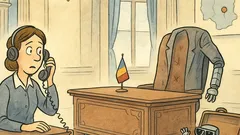 Banc: Alo, Palatul Cotroceni? — Da.