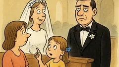 Banc: O fetiță întreabă la nuntă