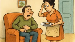 Vtip: „Dragă, mă doare burta…”