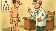 Banc: Bună ziua, doctore, am venit...