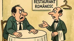 Banc: La un restaurant românesc...