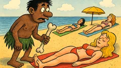 Banc: Un canibal ajunge la Mamaia