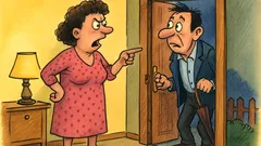 Banc: Soțul vine târziu, nevasta îl așteaptă