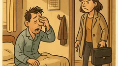 Vtip: Azi dimineață m-a trezit soția...