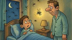 Banc: Tati, tati, țânțarii nu mă lasă