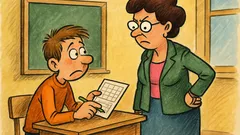 Banc: – Ce faci, Bulă, cu nota?