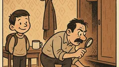 Banc: Bulă către tată: „Azi la mate...”